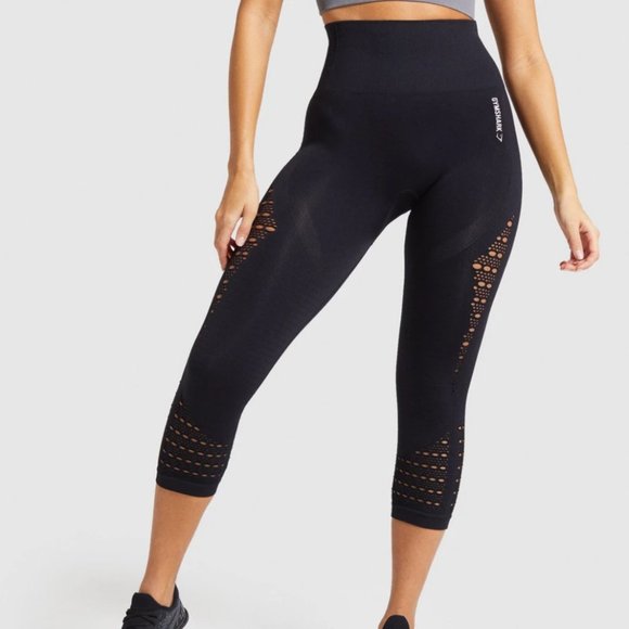 Gymshark Energy+ Seamless Cropped Leggings - Picture 1 of 3